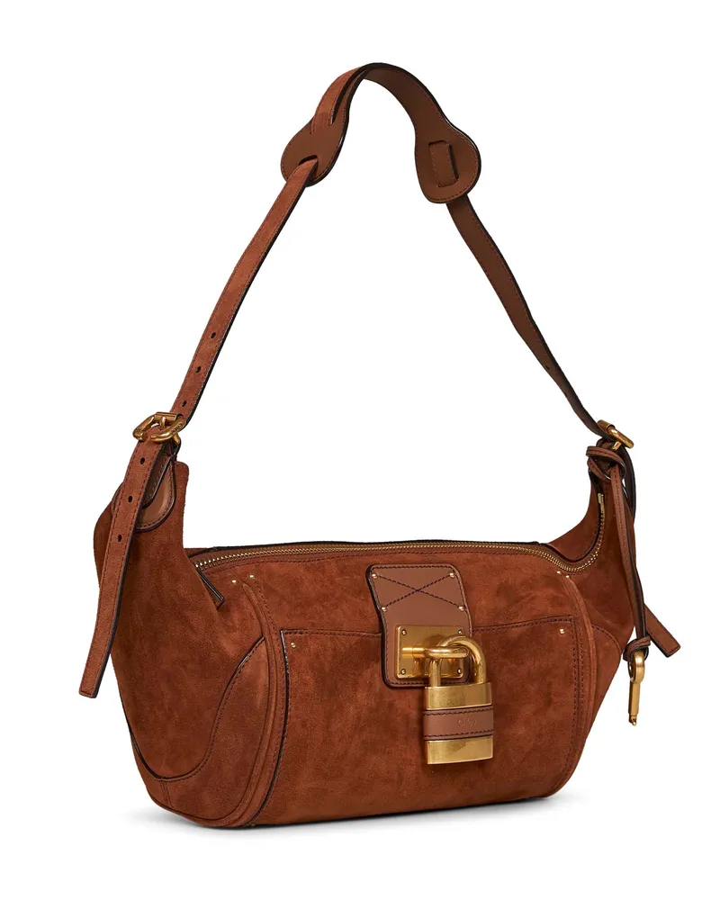 Chloé Women's Crossbody Bag Paddington Vintage Brown Calf Leather Shoulder Brown