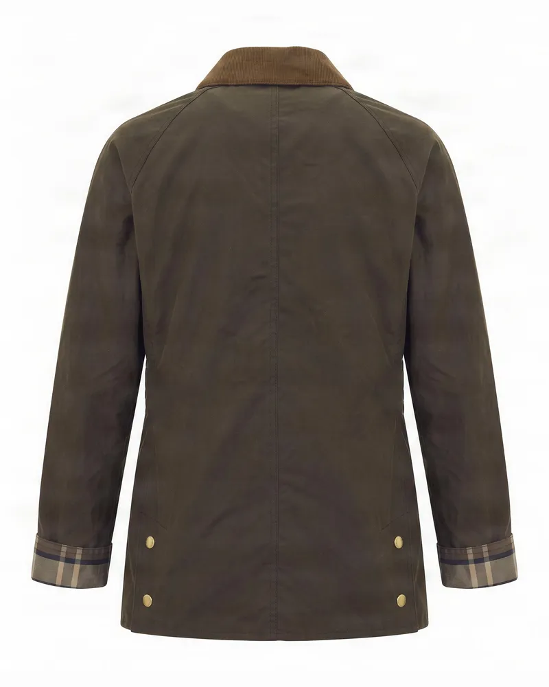 Barbour Waxed Cotton Jacket — Brown Brown