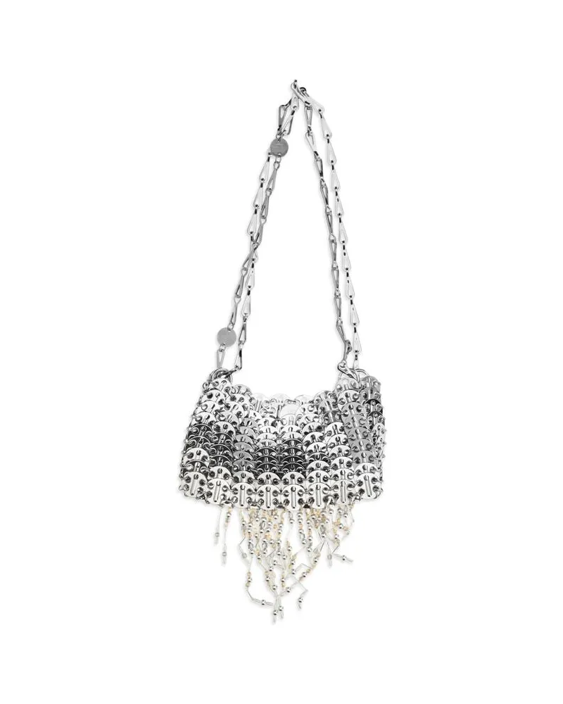 Paco Rabanne Women's Silver Stainless Steel Shoulder Bag Silver