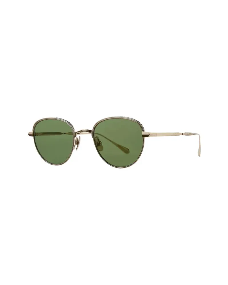 Garrett Leight WELLSJSUN Sunglasses — Gold Gold