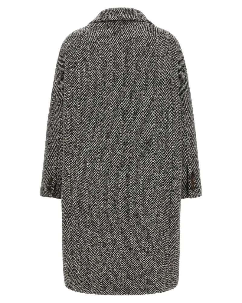 Brunello Cucinelli Coat — Gray Gray