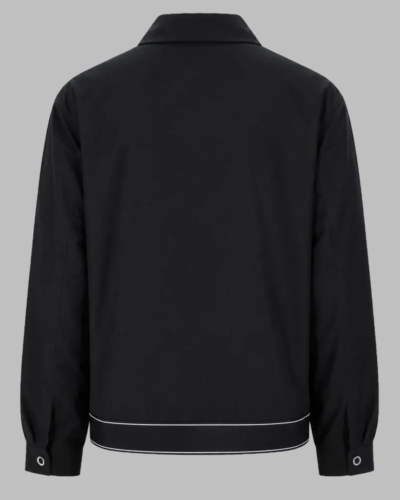 Casablanca Paris Zip-Up Track Jacket — Black Black