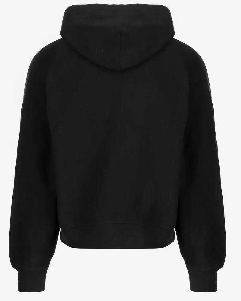ICECREAM Men's Cotton Hoodie With Ice Cream Print Black Sweatshirts Sweater Black