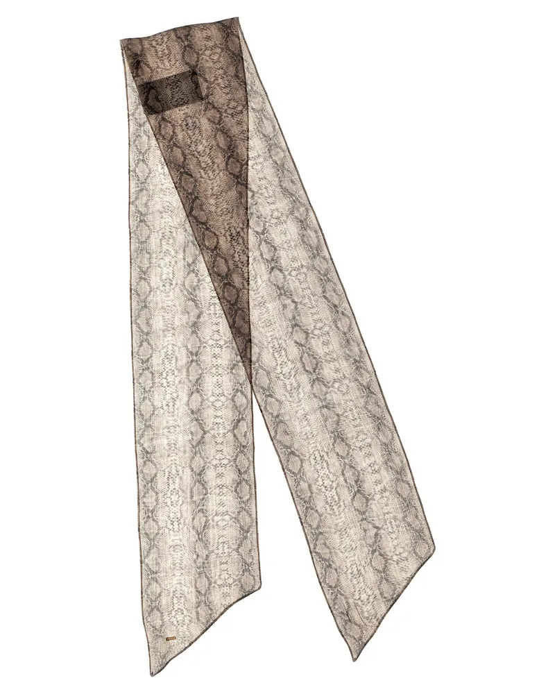 Saint Laurent Women's Multicolor Silk Foulard Accessory Multicolor