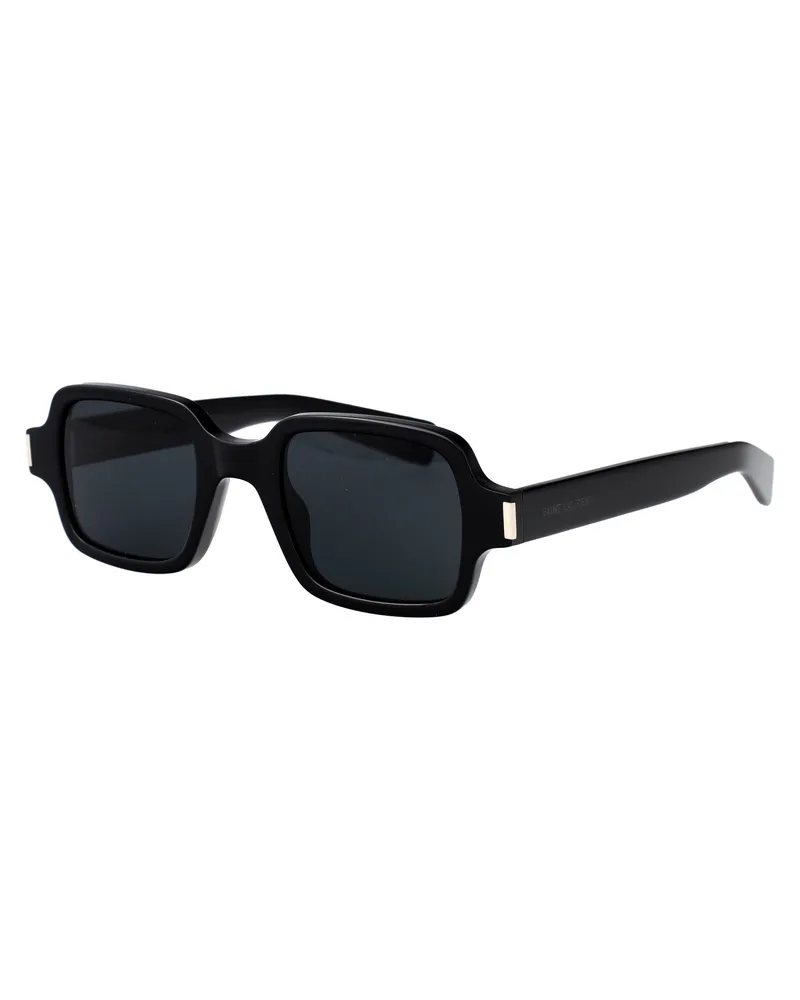 Saint Laurent Unisex Sunglasses Sl720 Black Black-Black-Black Acetate Black/black/black Black