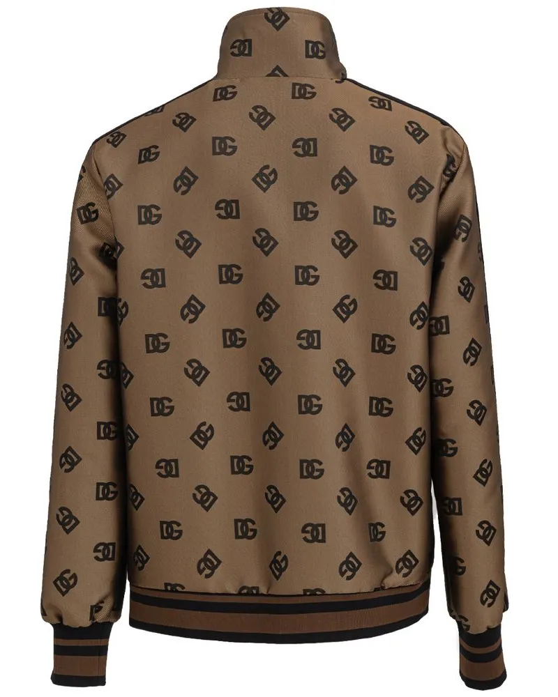 Dolce & Gabbana Men's Bronze Polyester Shell Jacket Clothing Bronze