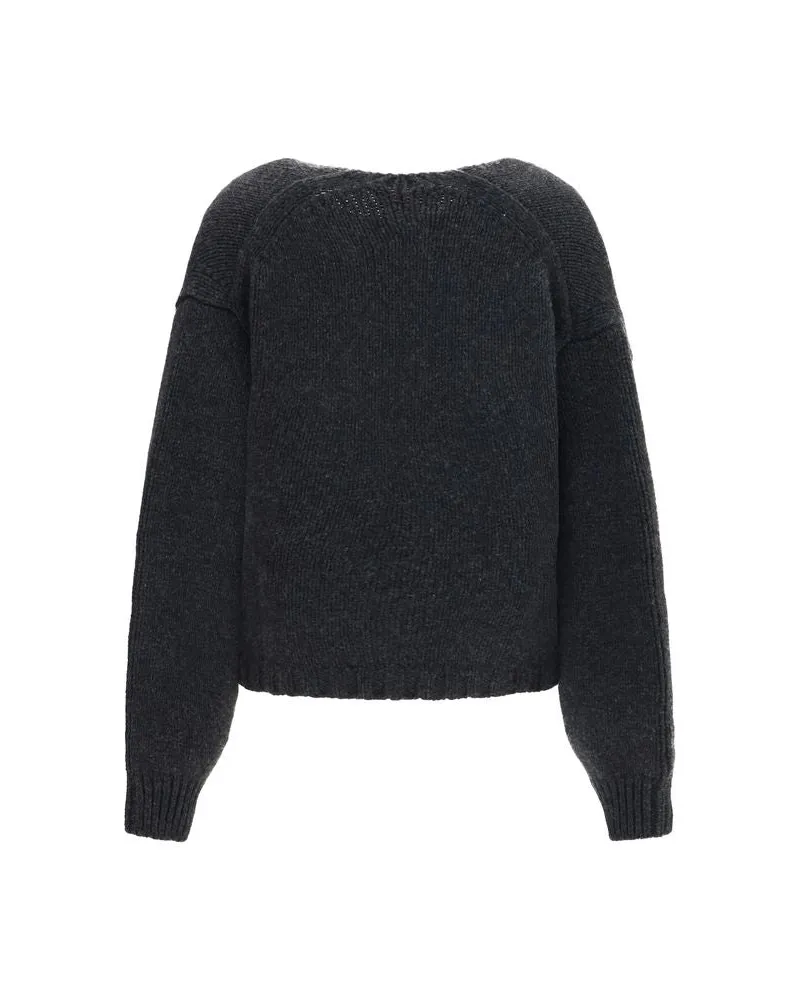 KHAITE Women Gray Cashmere Cardigan Clothing Gray