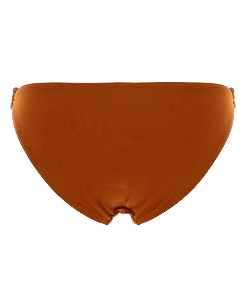 Eres Women's Orange Stretch Nylon Clutch Bikini Bottom Rouille Exterior: Elastane Costumi Da Bagno Swimwear Orange