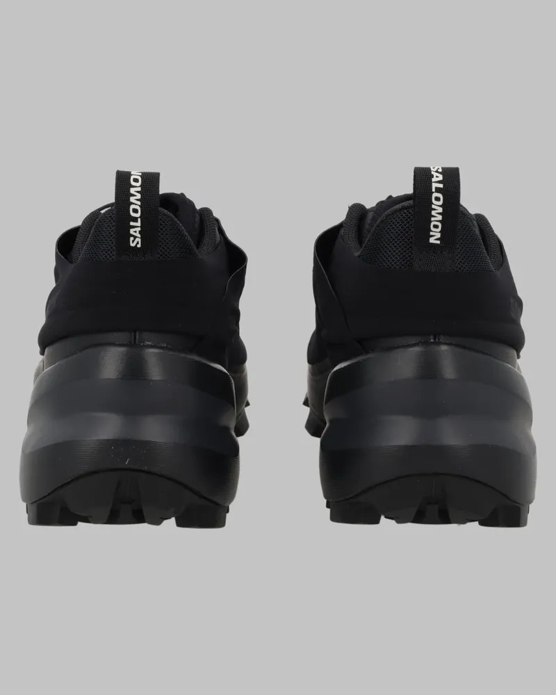 Maison Margiela Sock-Style Technical Stretch Sneakers — Black Black