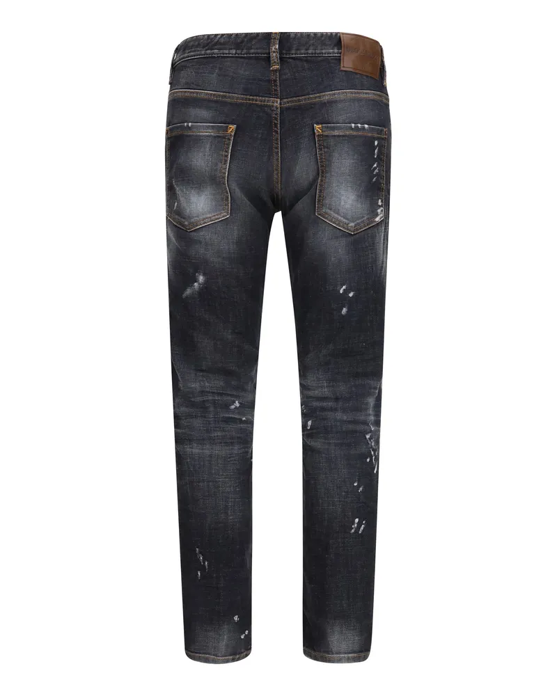 Dsquared2 Stretch Denim Jeans — Black Black