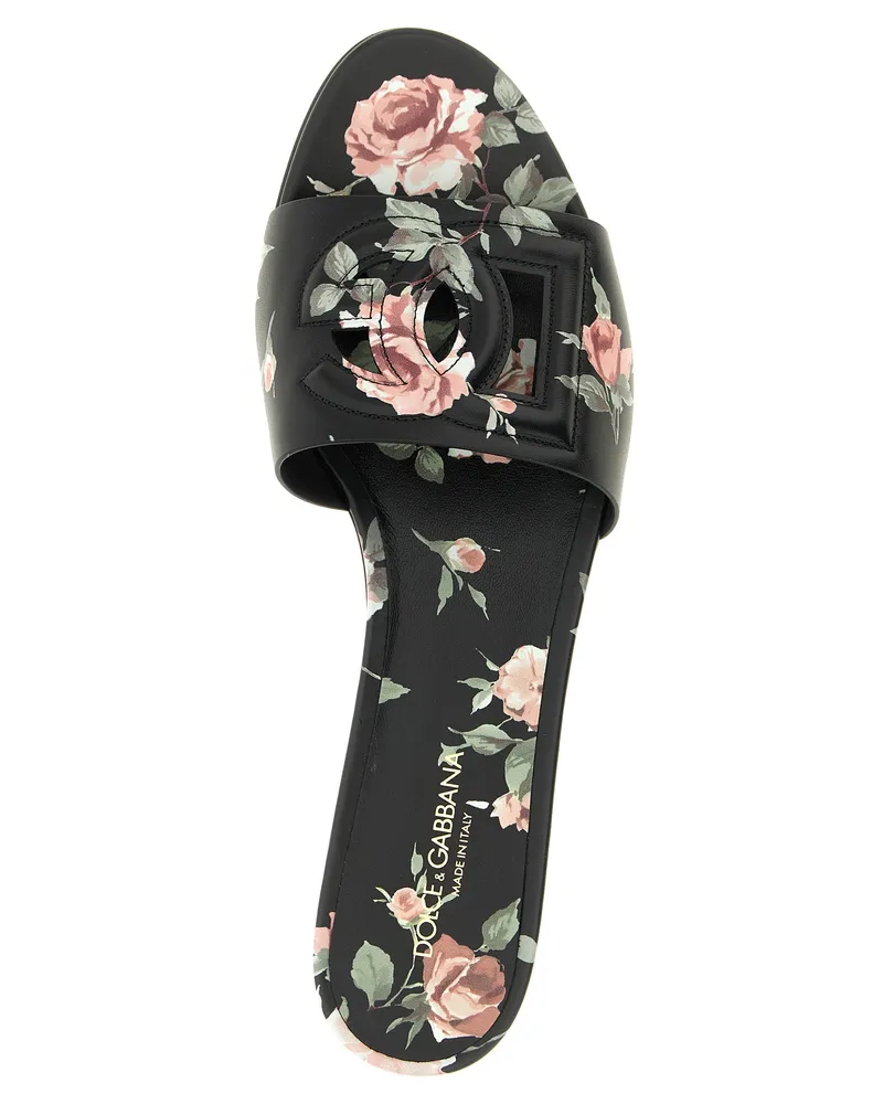 Dolce & Gabbana Bianca Sandal — Black Black
