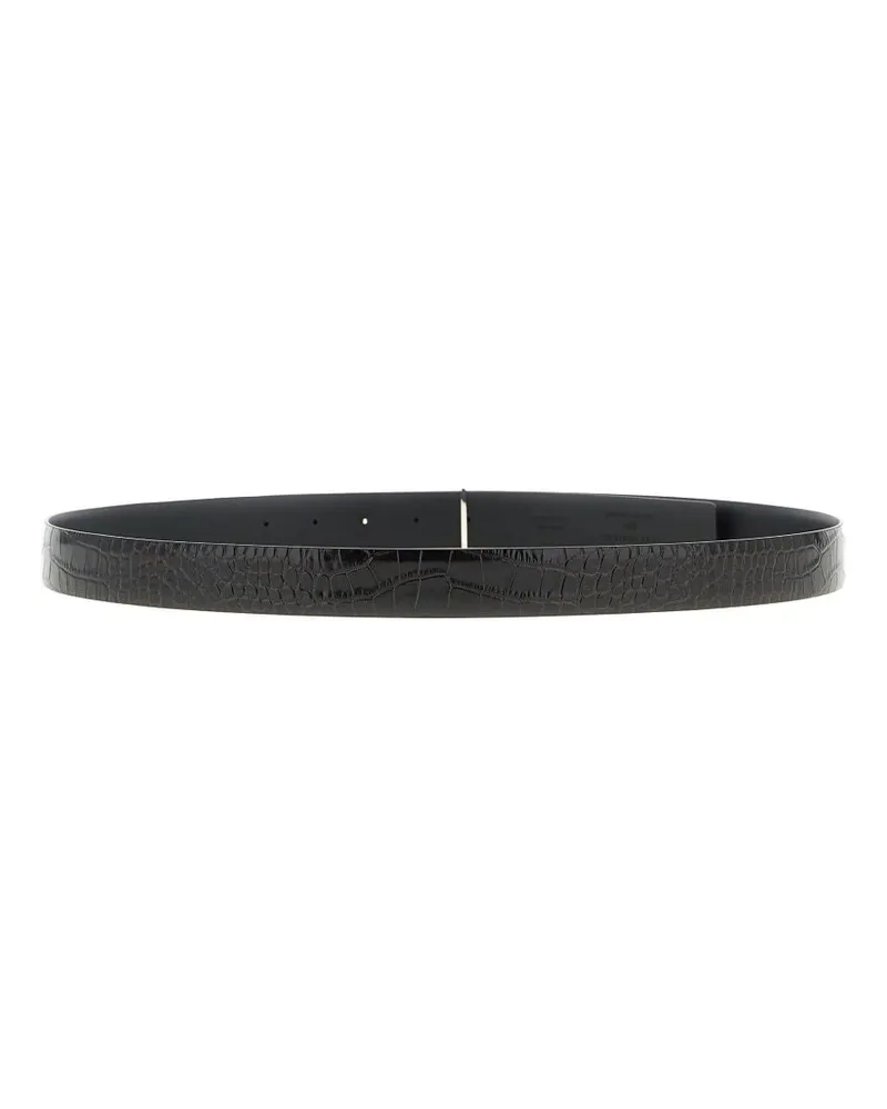 Tom Ford Men's Belt T Brown Leather Brown