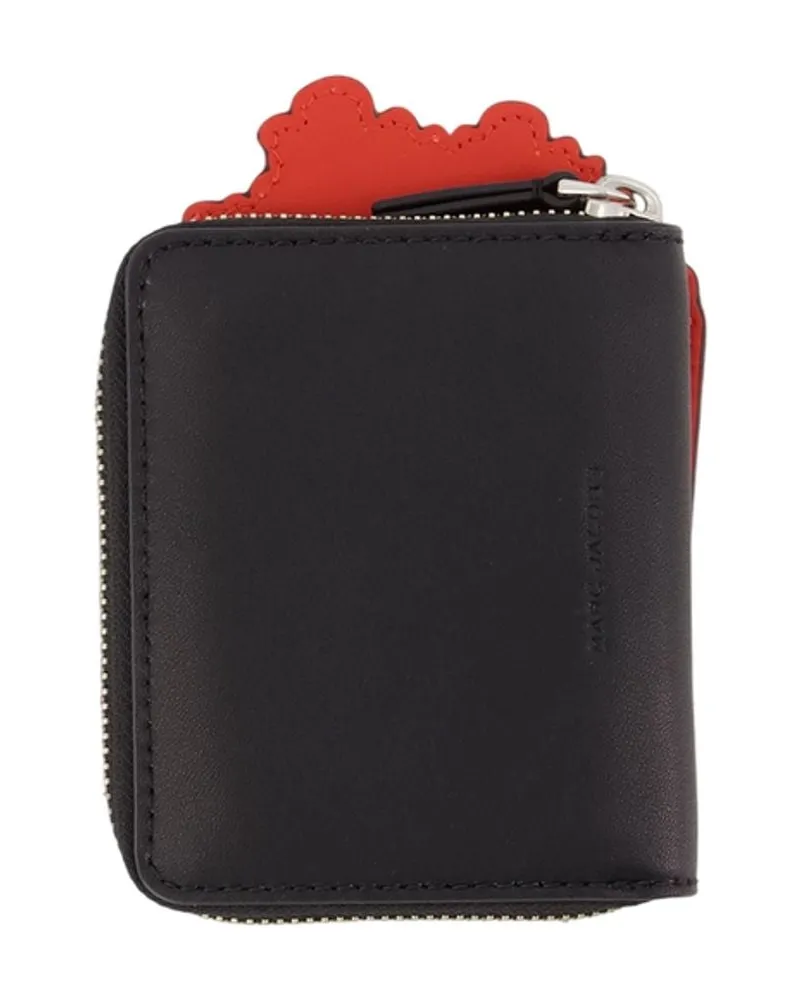 Marc Jacobs Women's The Slim Compact Wallet -  Leather Black Cowhide Accessories Black