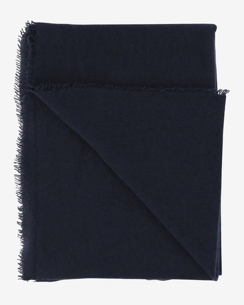 Faliero Sarti Men's Adriel Cashmere Scarf Navy Scarfs Navy