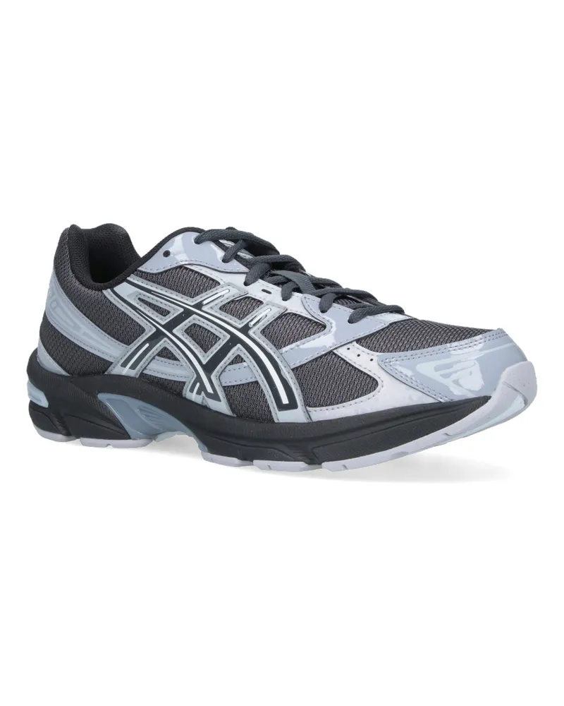 Asics Unisex Sneakers Grey Synthetic Leather Gray