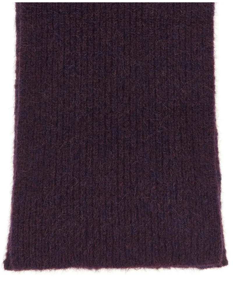 Dries van Noten Moyson Scarf — Purple Purple