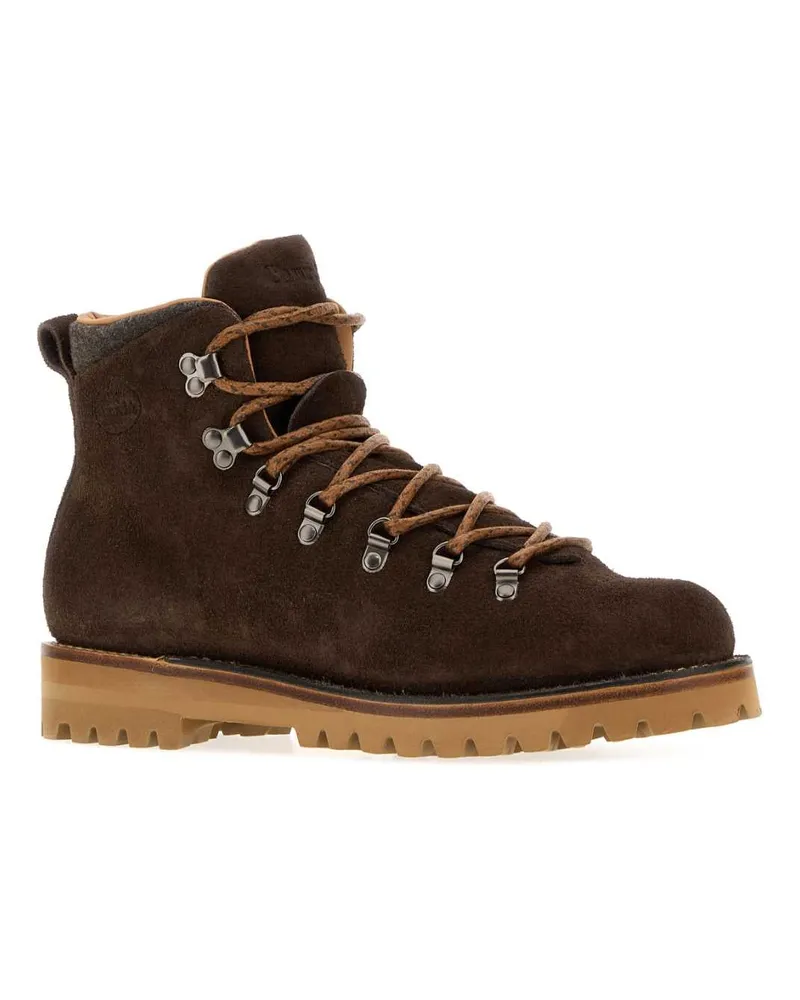 Church's Men's Brown Suede Poulton Ankle Boots Scarpe Stringate Lace-up Shoes Brown