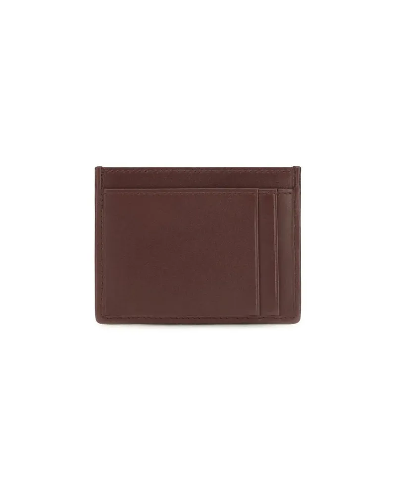 Miu Miu Women's Bordeaux Lamb Ovis Aries Wallet Brown