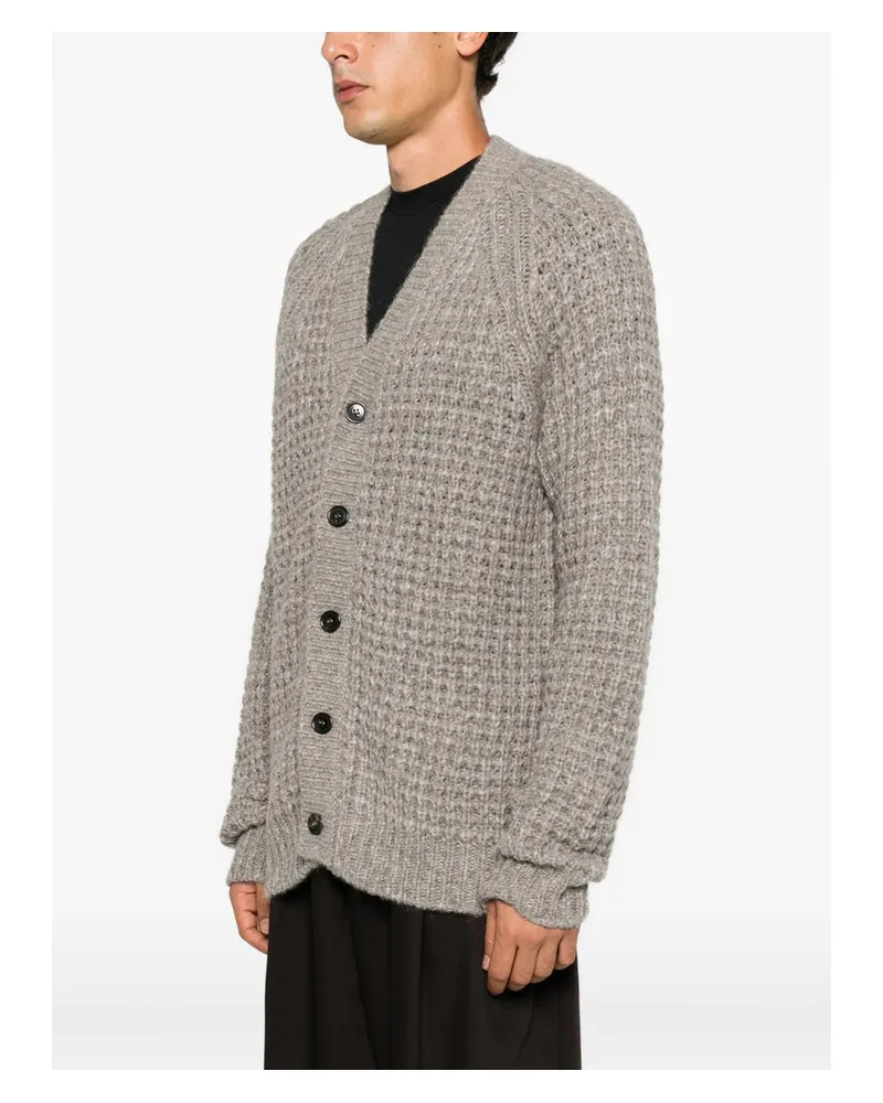 Roberto Collina Taupe Cardigan — Gray Gray