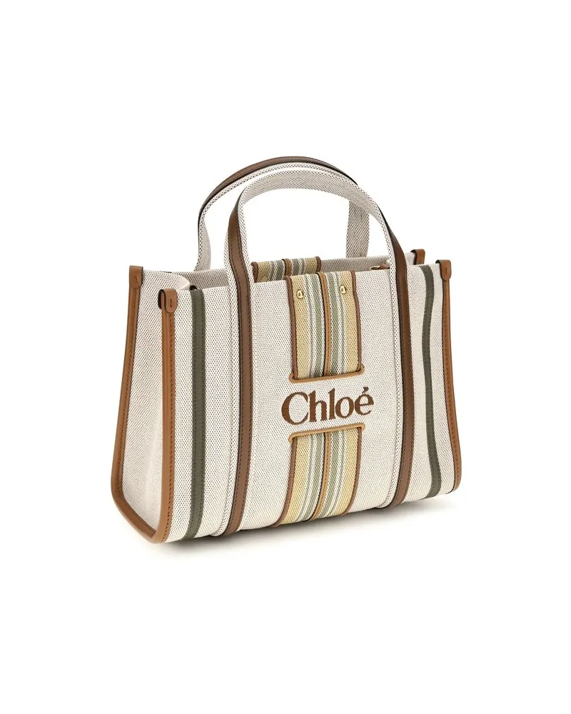 Chloé Women's Beige Cotton Shoulder Bag Beige