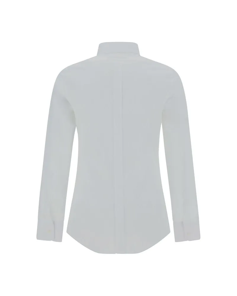 Dolce & Gabbana Men's White Elastane Dress Shirt White