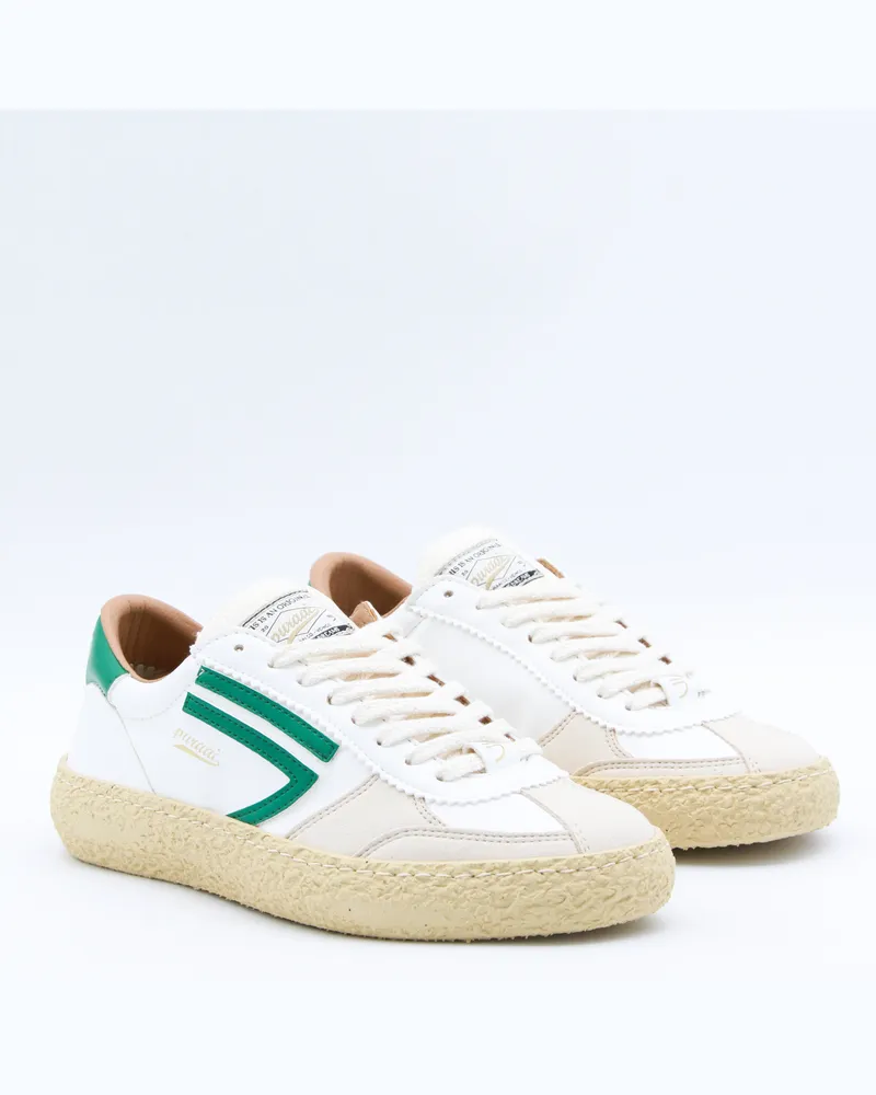 Puraai Women's Sneakers Grass _cover Tex-Le Sole El Tex/le White