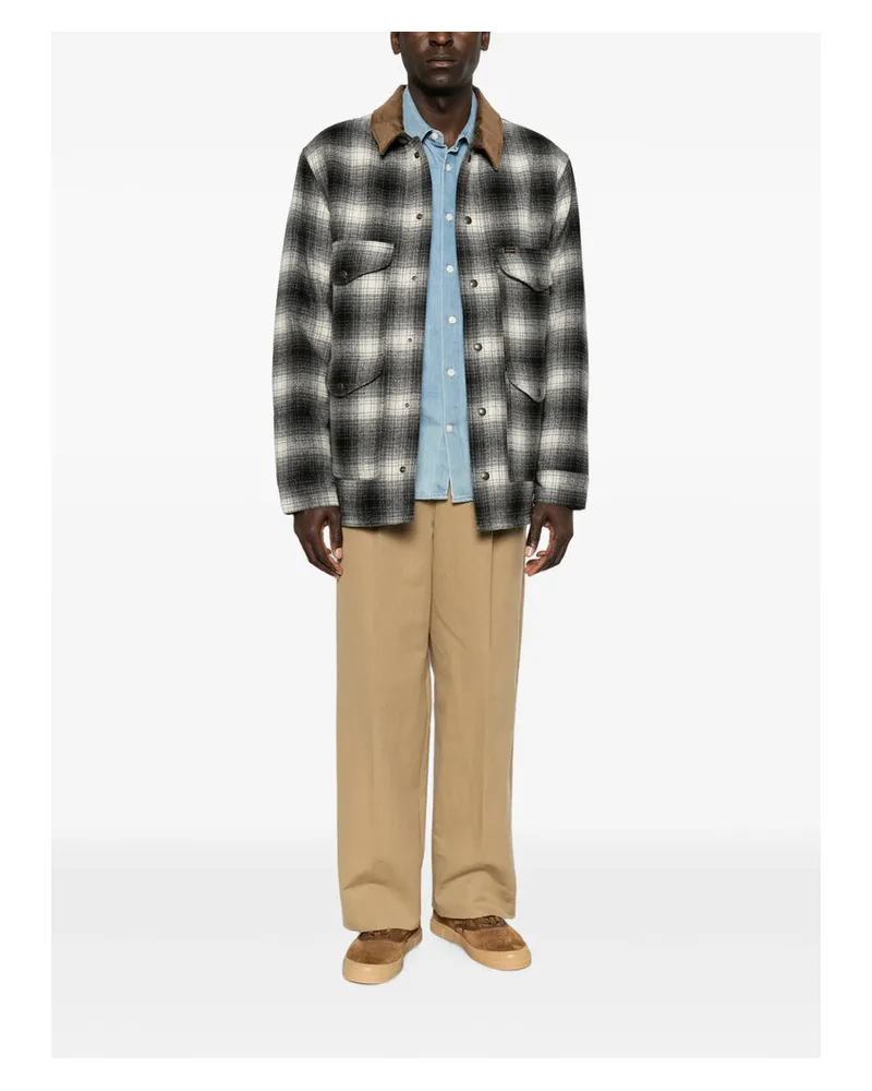 Filson Wool Plaid Jacket — Black Black