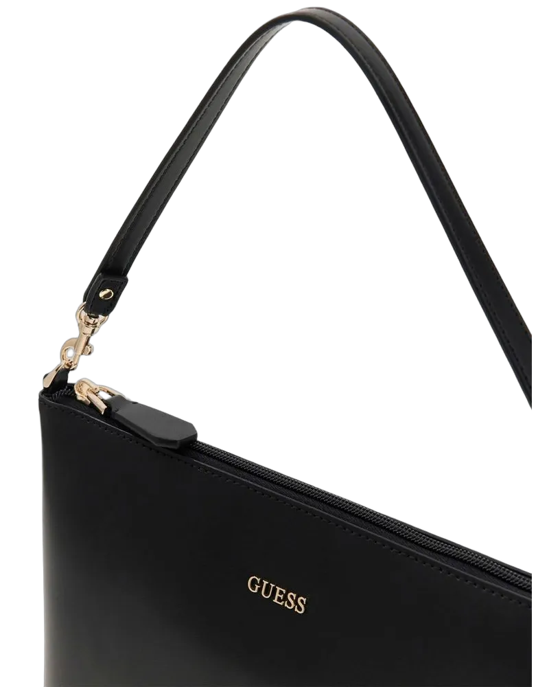 Guess Women's Tote Black Polyurethane Tote-bags Black