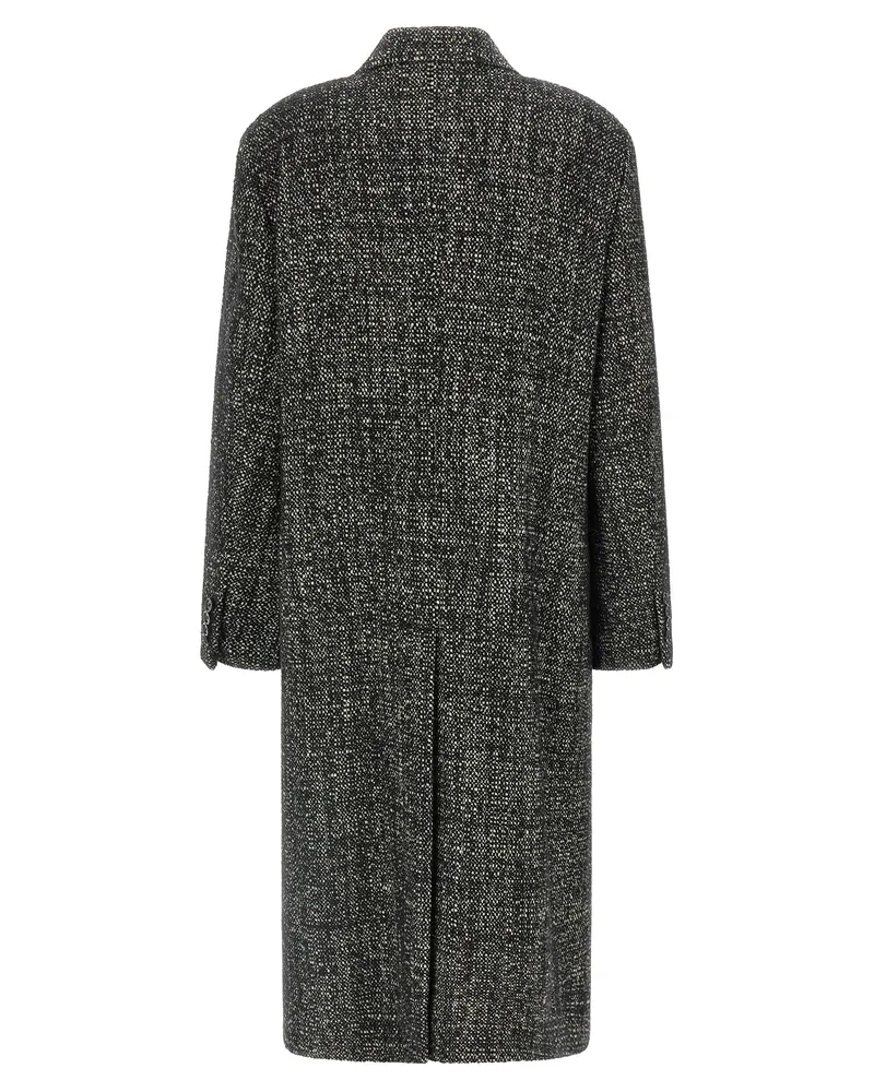 Dolce & Gabbana Men's Bicolor Polyamide Coat Clothing Gray