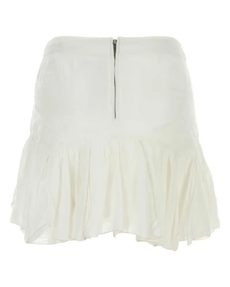 Étoile Isabel Marant Women's White Cotton Blend Daneen Mini Skirt Gonne White