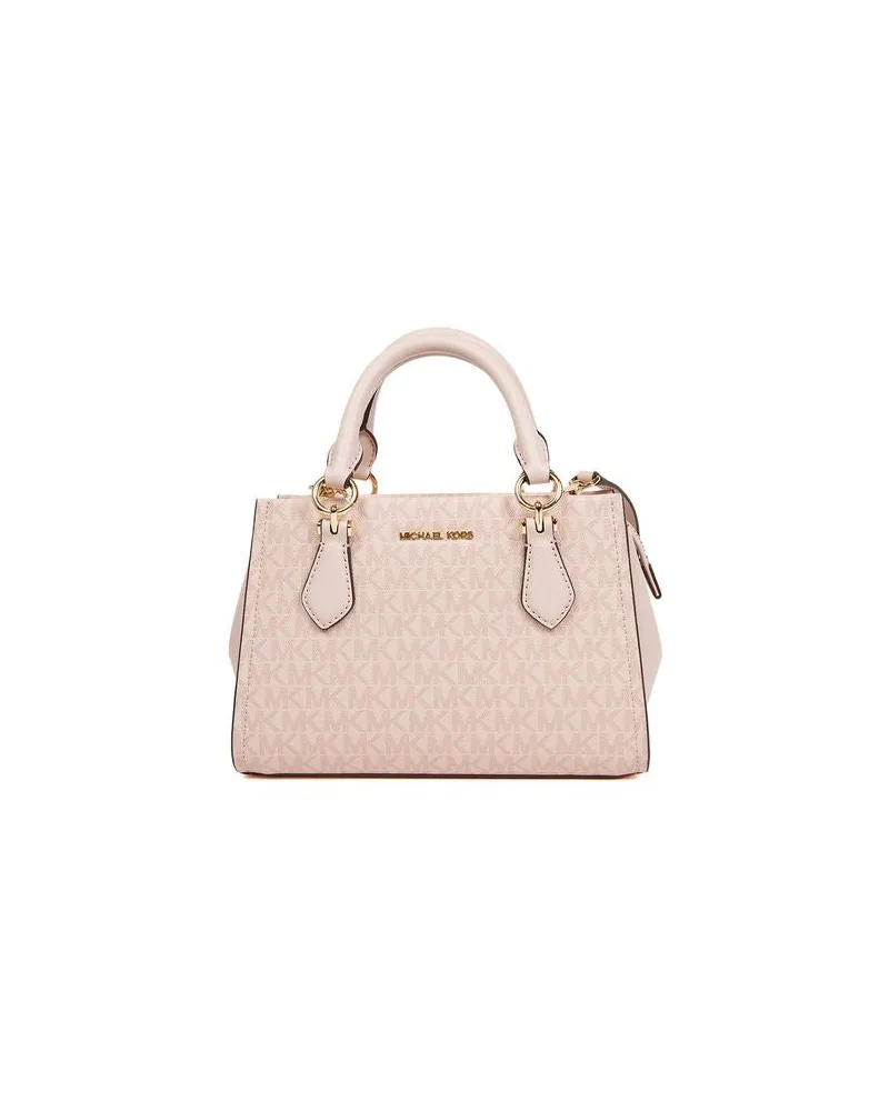Michael Kors Women's Crossbody Bag Powder Blush Polyvinyl Chloride Crossbody-bags Beige