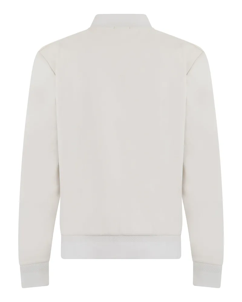 HUGO BOSS Men's Puffer Jacket H-Skiles 100 White Cotton Mix Open Padded & Down White