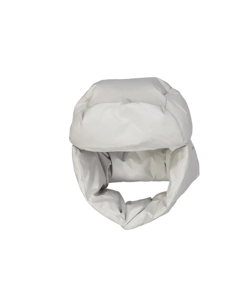 Herno Men's White Polyester Beanie Accessory White