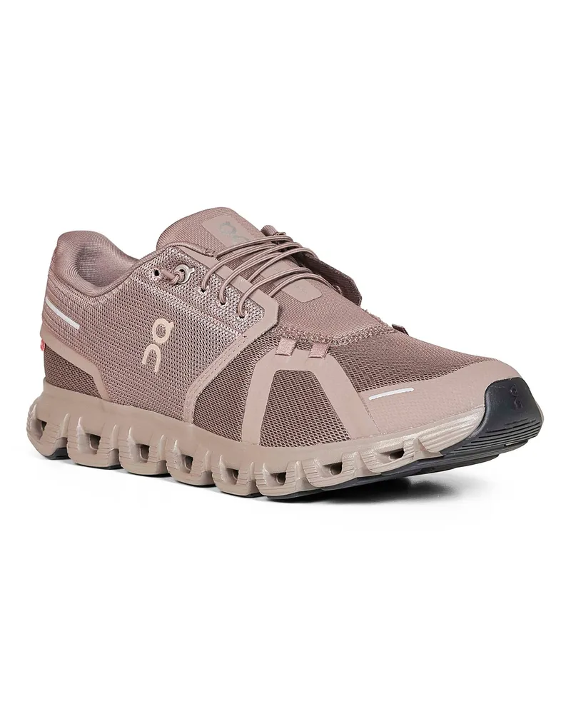ON Men's Sneakers Cloud 6 Brown Polyurethane Trainers Brown