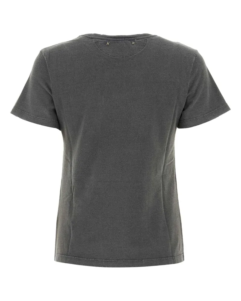 Golden Goose Women's Anthracite Cotton Doris T-Shirt Exterior Exterior: T-shirts And Polos Gray