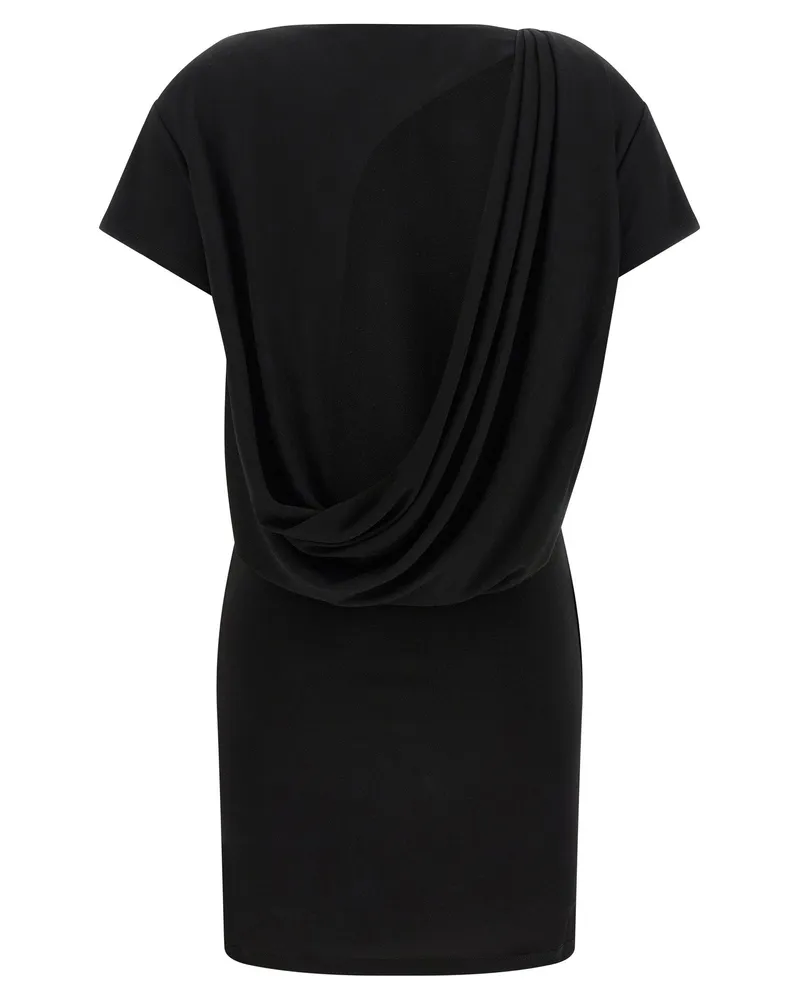 Jacquemus Viscose Jersey Minidress — Black Black