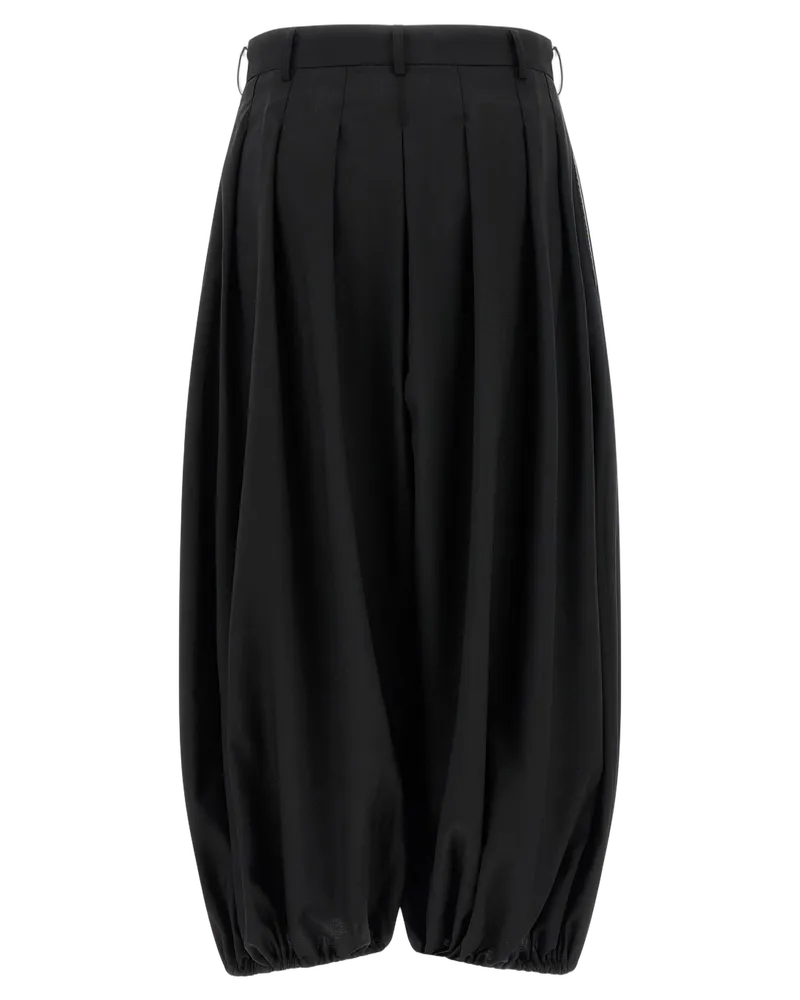 Comme des Garçons Women Black Wool Pants Black