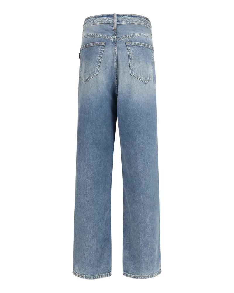 Haikure Men's Ray Dusty Jeans Blue Cotton Blue