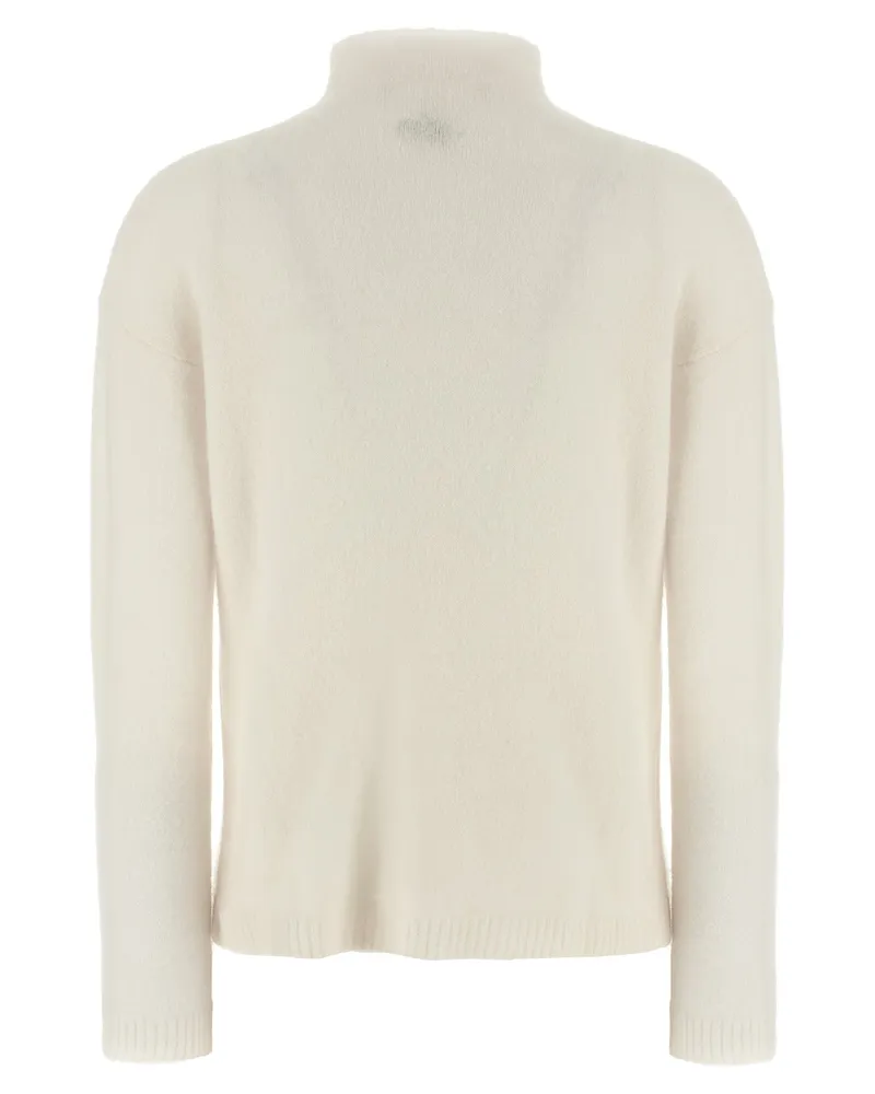 Max Mara Women's White Cashmere Cardigan Clothing White