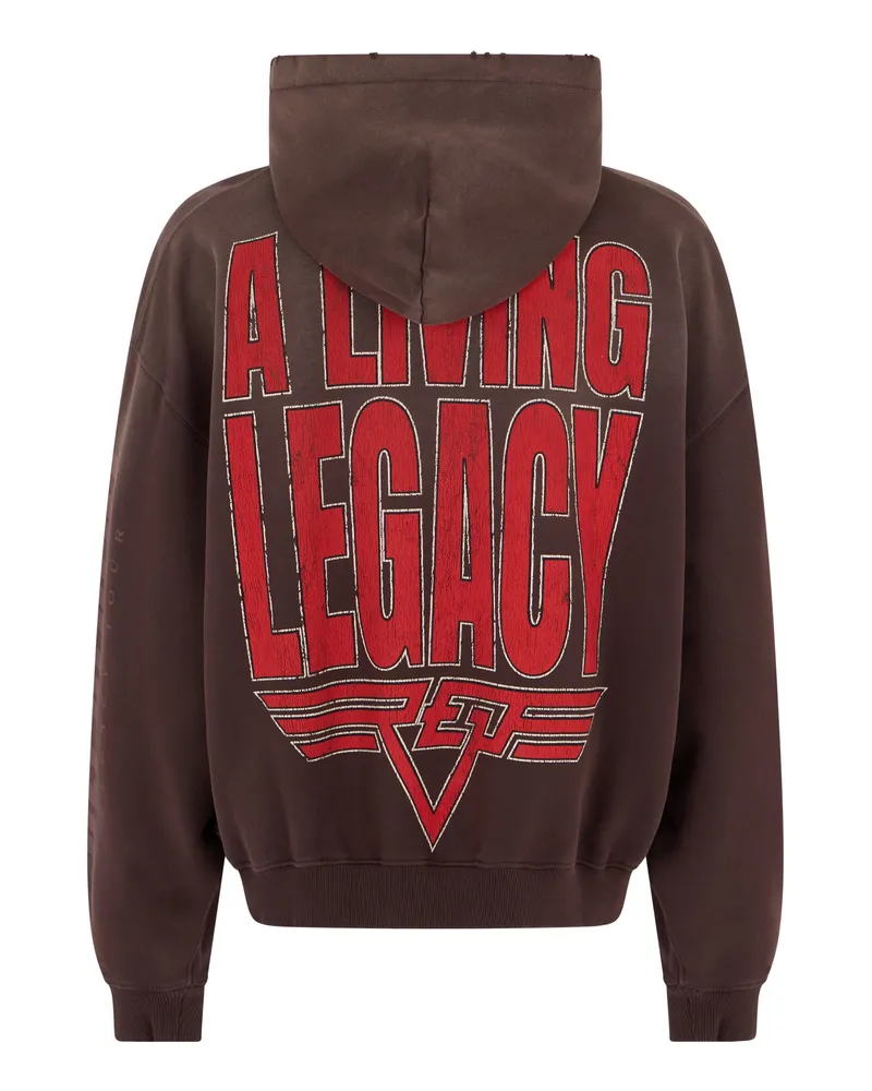 REPRESENT Men Hoodie Living Legacy Brown Cotton Jumpers Sweater Brown