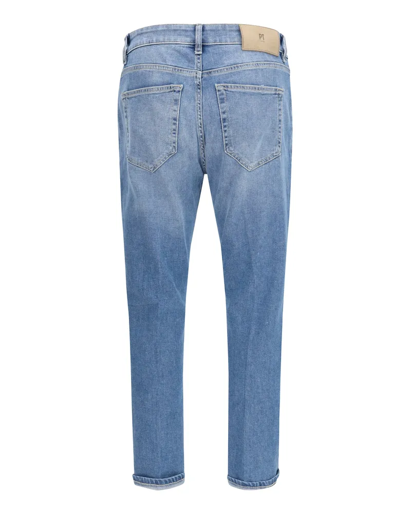 PT TORINO Men's Reggae Slim Jeans Lavaggio Ml37 Cotton; Elastane Blue