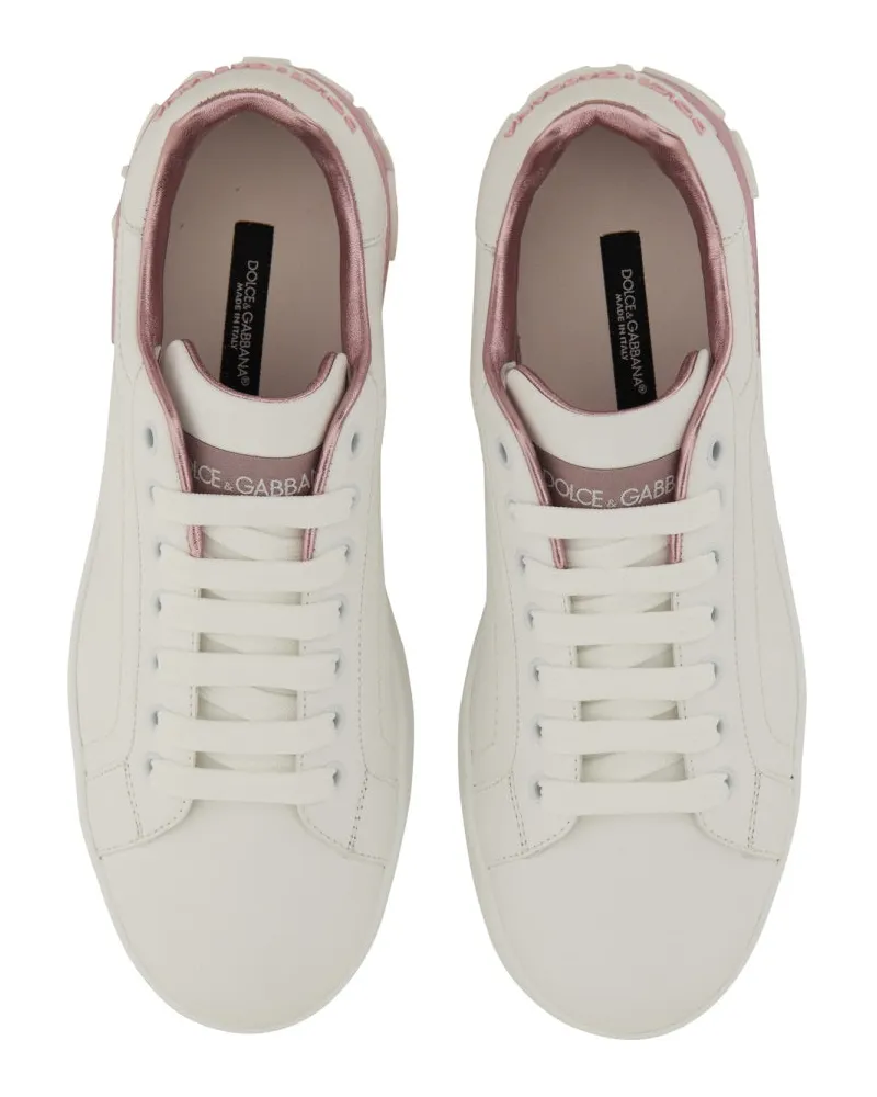 Dolce & Gabbana Portofino Sneaker — White White
