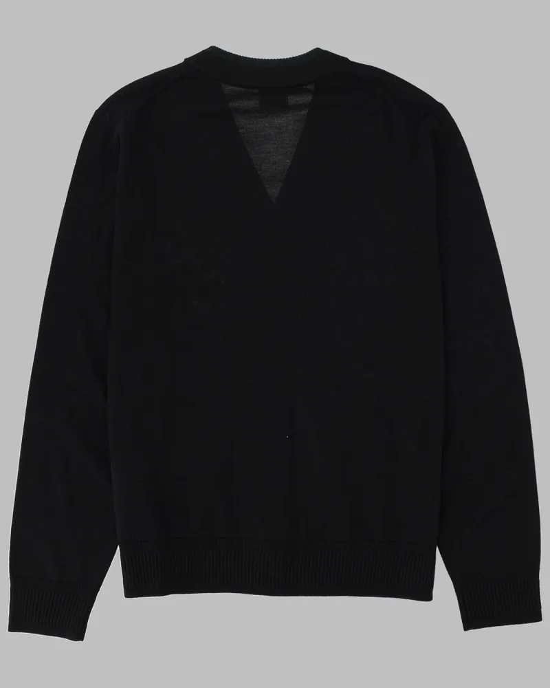 Paul Smith Merino Wool Cardigan — Black Black