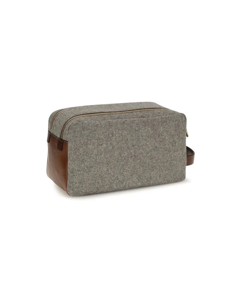 Brunello Cucinelli Men's Gray Wool Oves Aries Other Accessories Gray