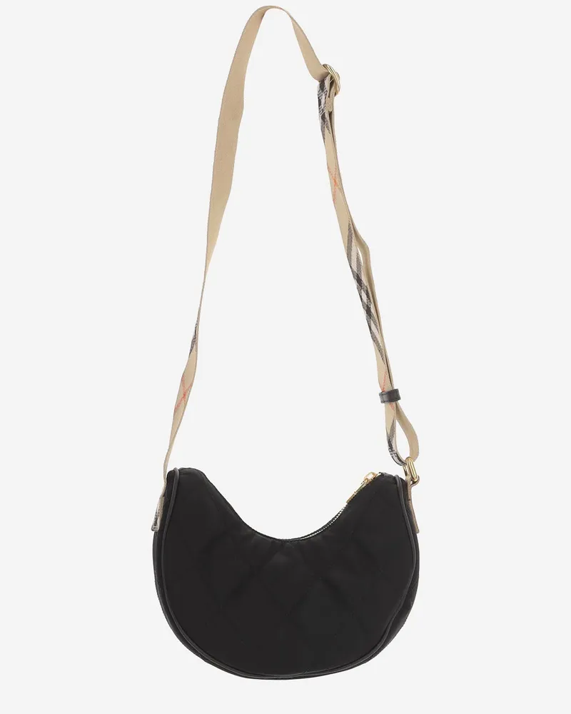 Burberry Women's Shoulder Bag Black Polyamide Black