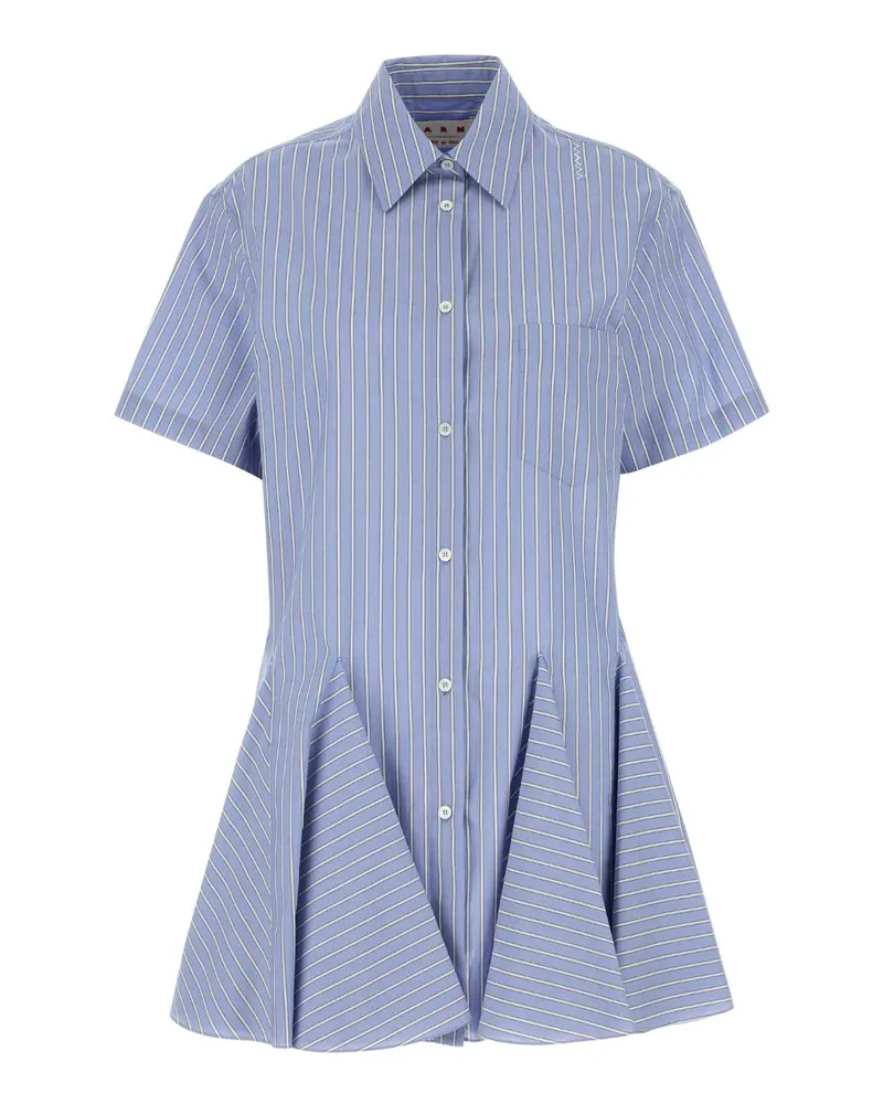 Marni Shirt Dress — Blue Blue