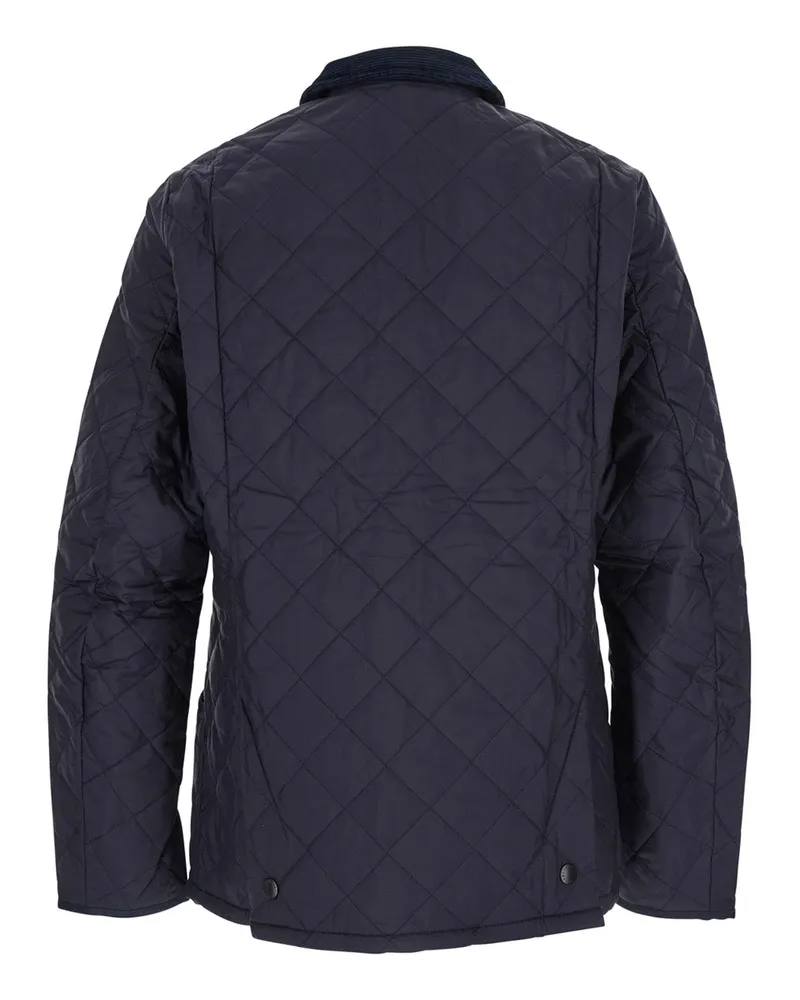 Barbour Men's Jacket Heritage Liddesdale Blue Polyamide Coat Blue