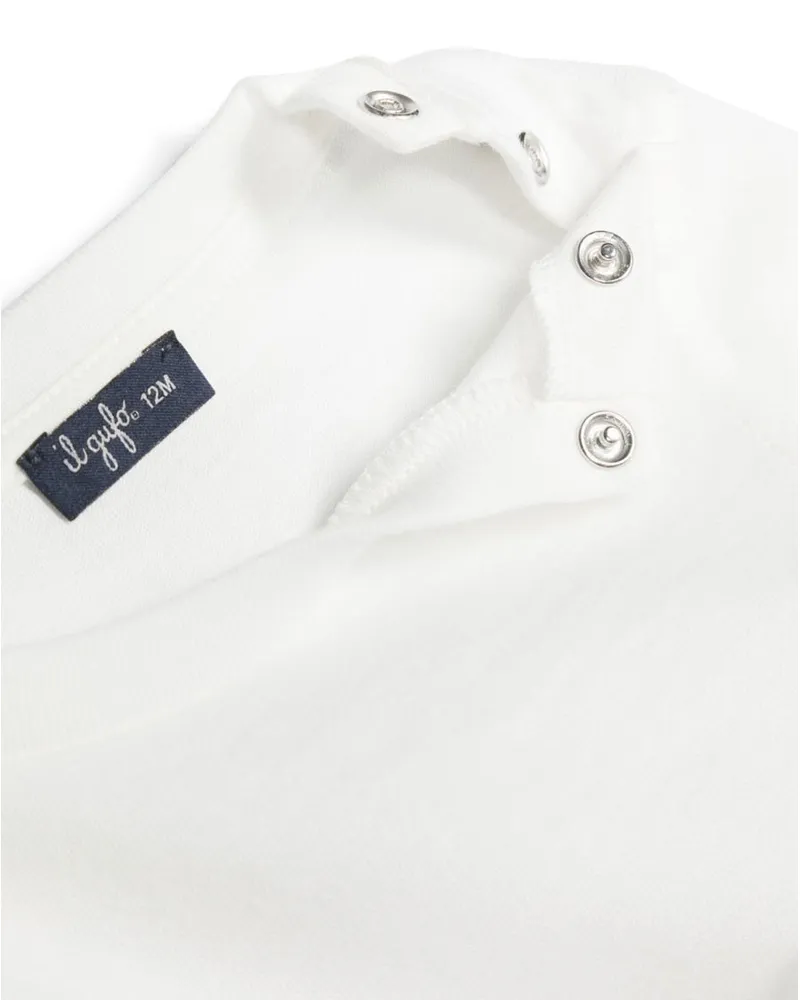 Il Gufo Reindeer-Motif Cotton T-Shirt — White White