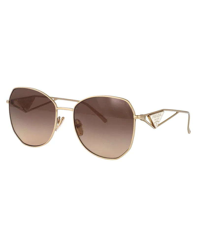 Prada Women's Sunglasses 0pr 57ys Pale Gold Steel Gold