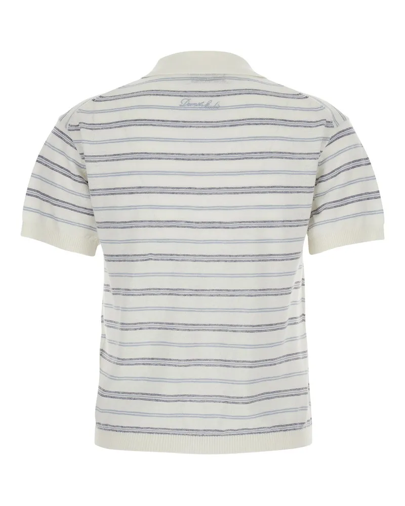 Dunst Women's Polo Shirt Linen Blend White T-Shirts & Jerseys White